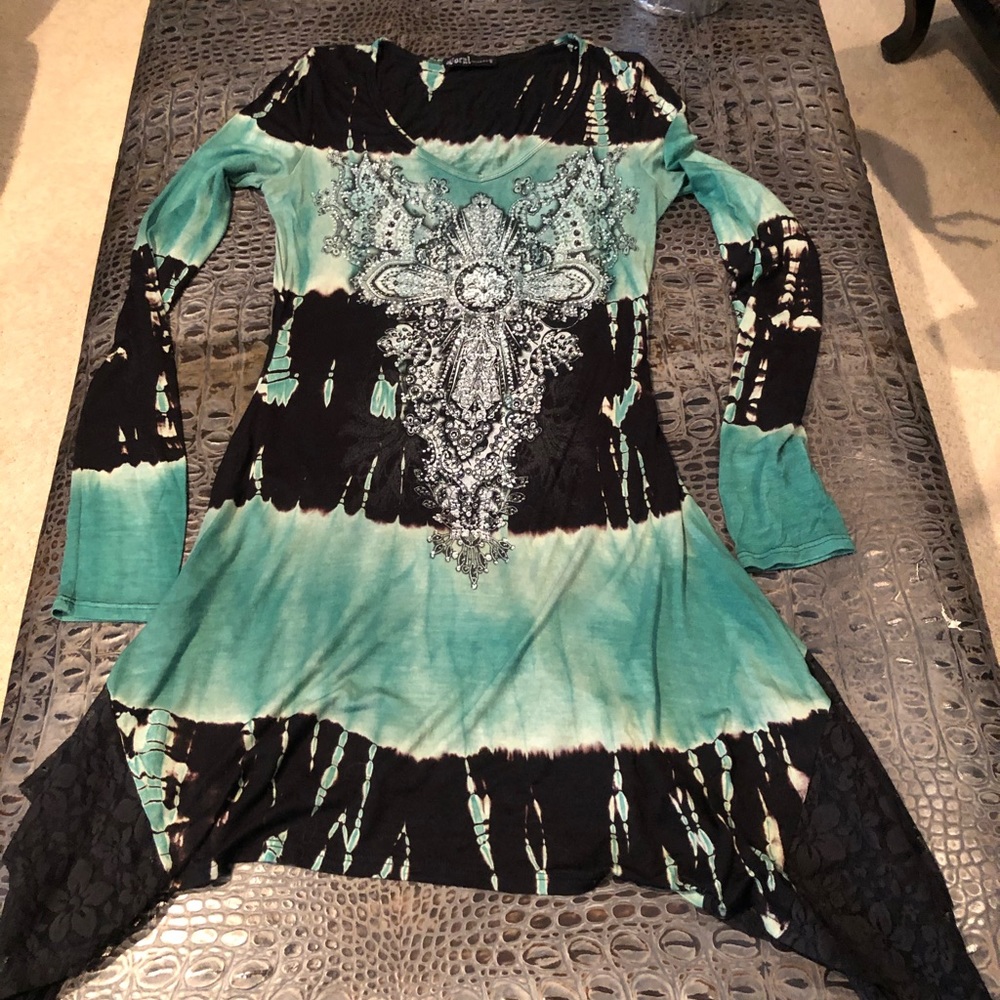 Vocal Embellished Cross Dress/Tunic!!